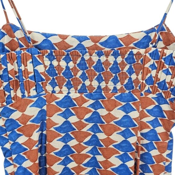 Anthropologie Maeve Womens 12 The‎ Ophelia Sleeveless Linen Slim Mini Dress NWT - Picture 6 of 15